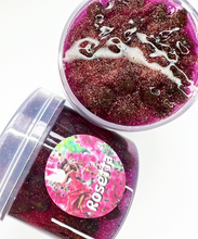 Load image into Gallery viewer, Rosetta - Lightly Scented Clear Crunchy Lava Pebble Slime
